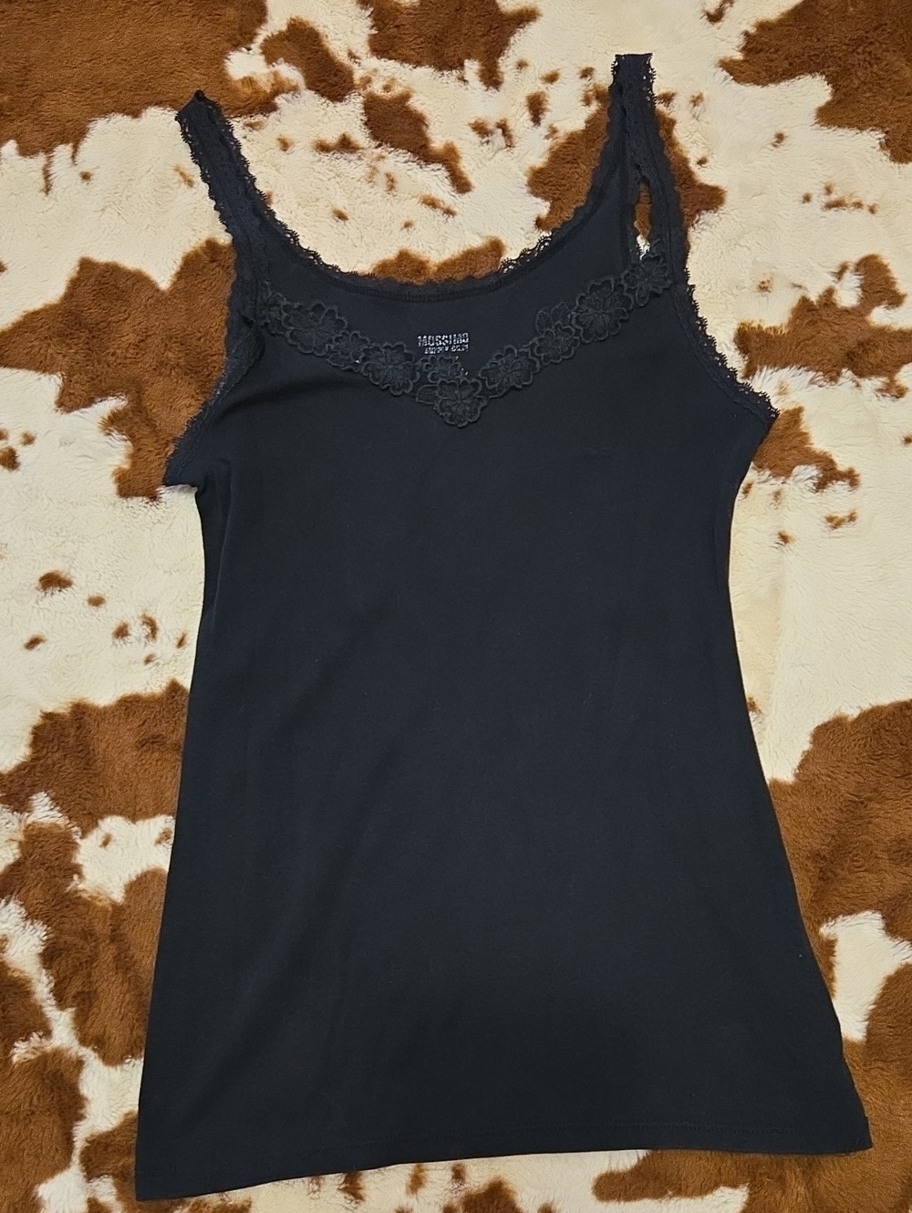 Mossimo Supply Co. Black Lace-Trim Camisole